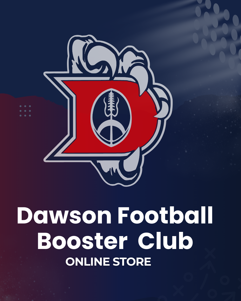 Dawson High School football Booster Club Trend Monkey Custom Apparel