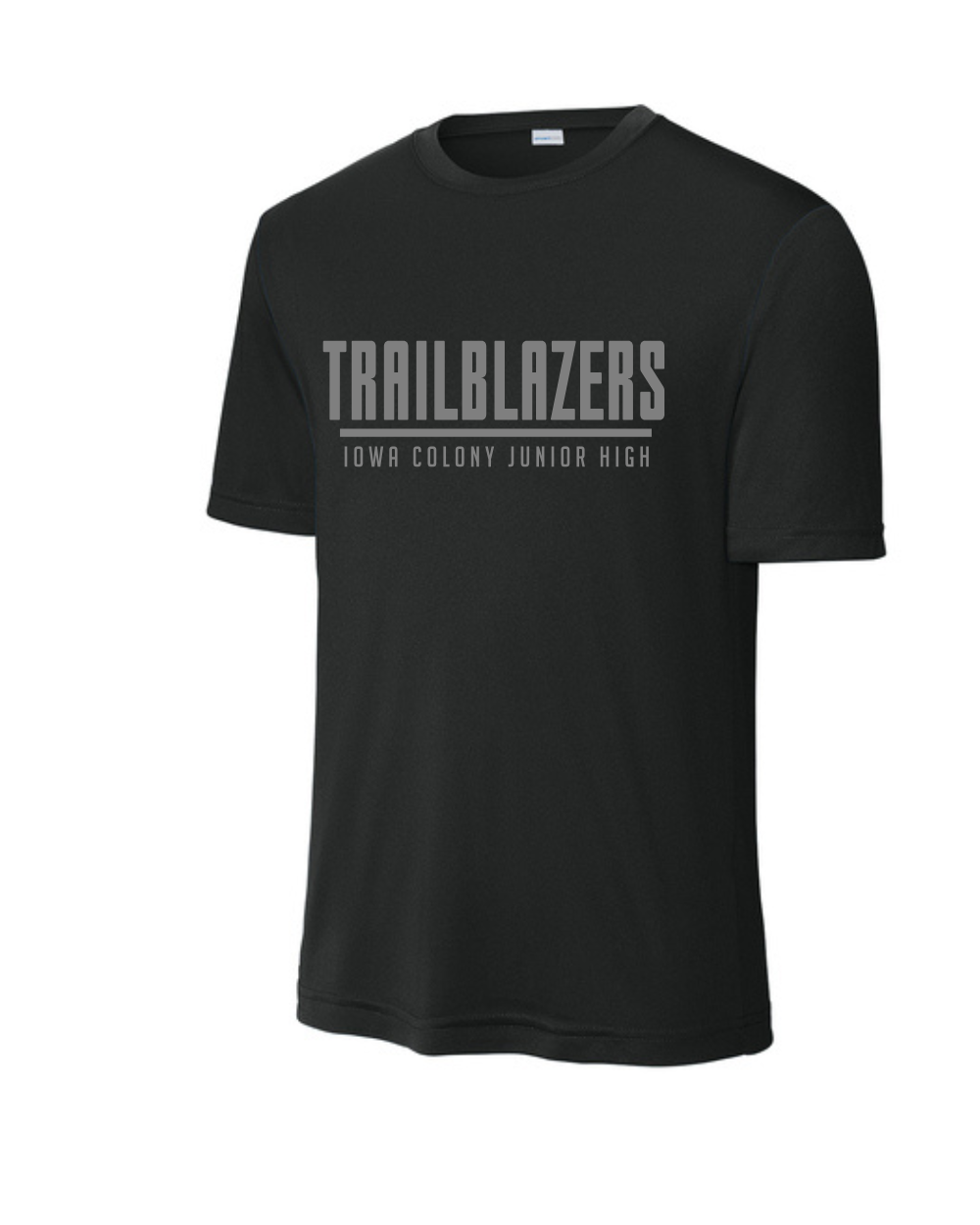 ICJH- Trailblazers Boys Athletics Performance Tee- Black