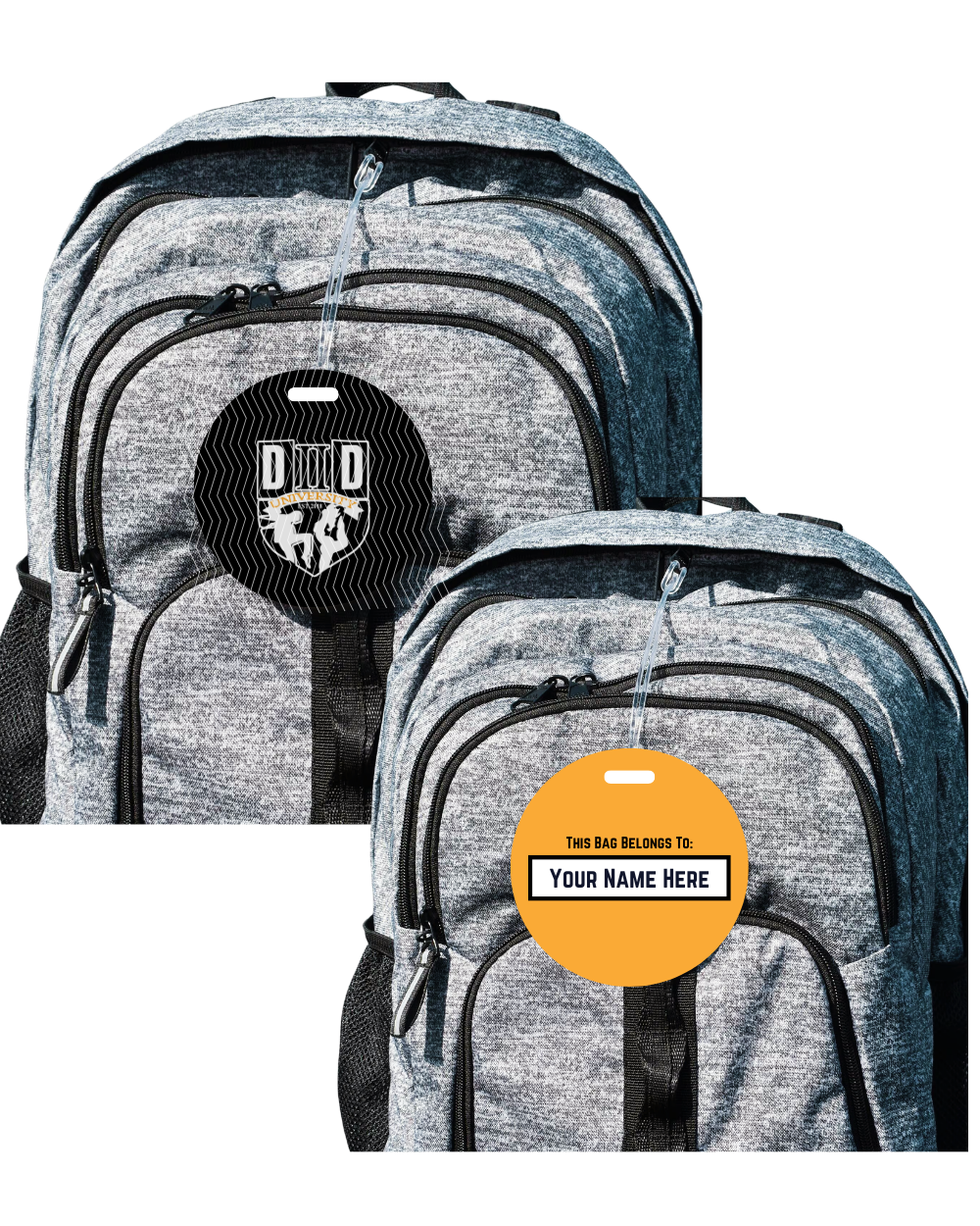 D2D Designed 2 Dance- Personalized Bag Tag