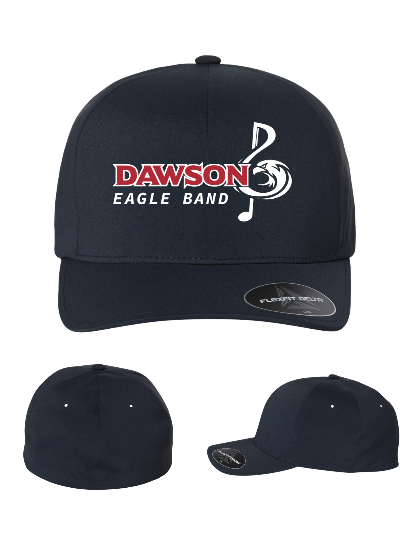 Dawson Band Chaperone- Eagles Band Embroidered Flexfit Stretch Hat