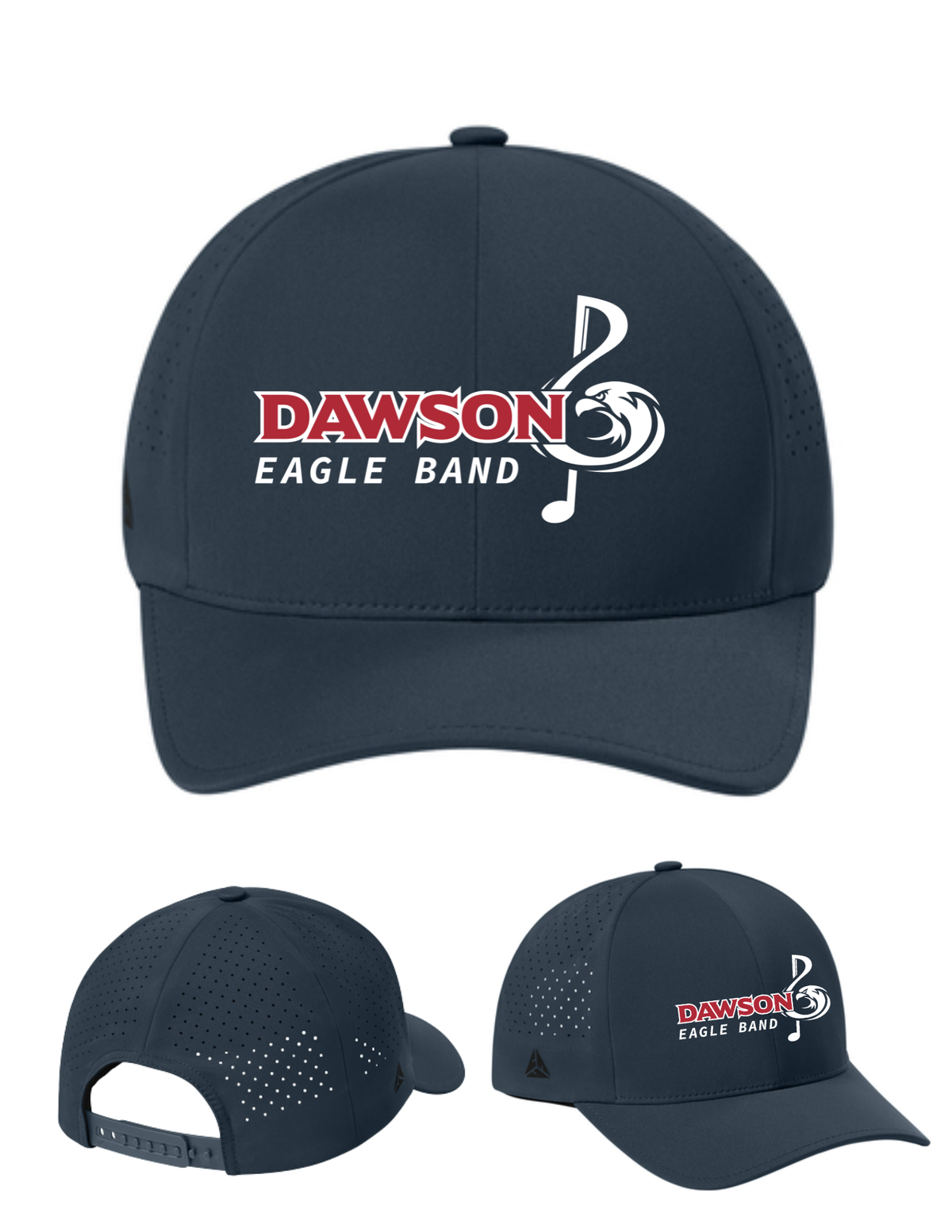 Dawson Band Chaperone- Eagles Band Embroidered Perforated Flexfit Snapback Hat