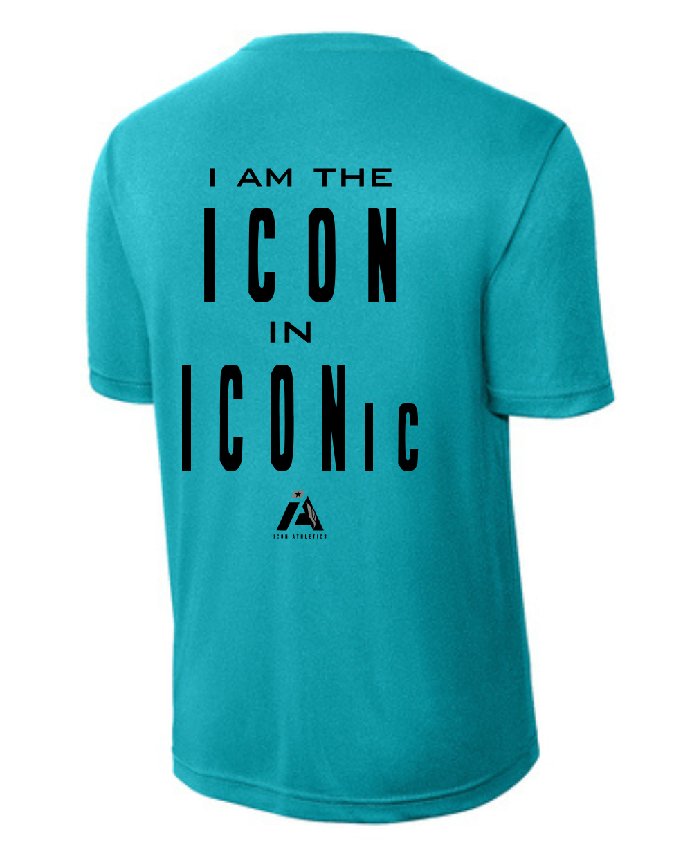 Icon Athletics- Iconic Performance Tee- Teal