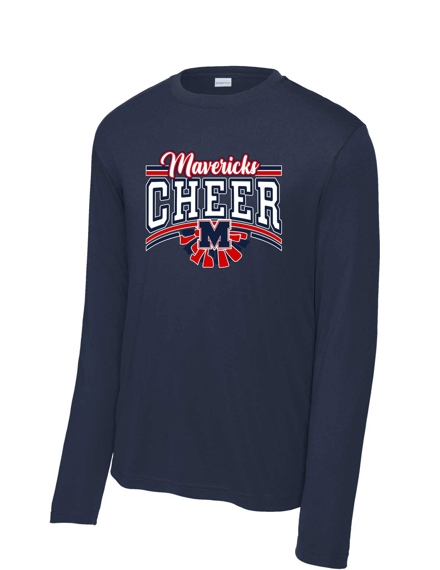 Manvel Cheer - Maverick Cheer Long Sleeve Performance Tee