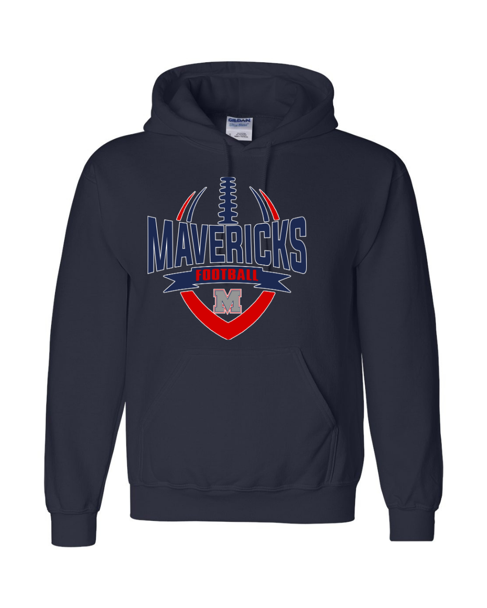 Mavericks Football- Mavericks Football Cotton blend Hoodie