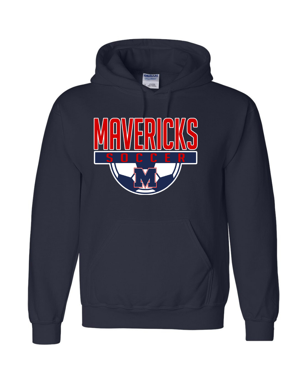 Manvel Soccer- Mavericks Soccer Cotton blend Hoodie