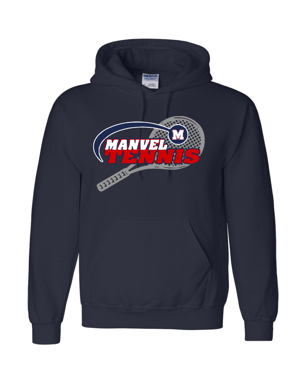Manvel Tennis- Manvel Tennis Cotton blend Hoodie