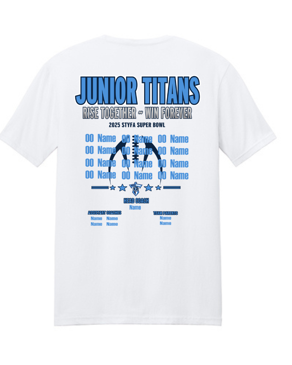 Shadow Creek Titans- Titans Superbowl Trophy Short Sleeve Cotton Tee