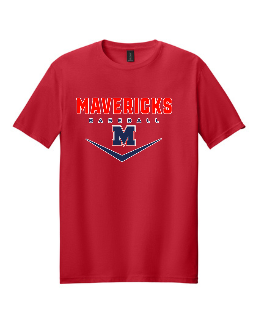 Manvel Baseball- Mavericks Baseball Cotton Tee