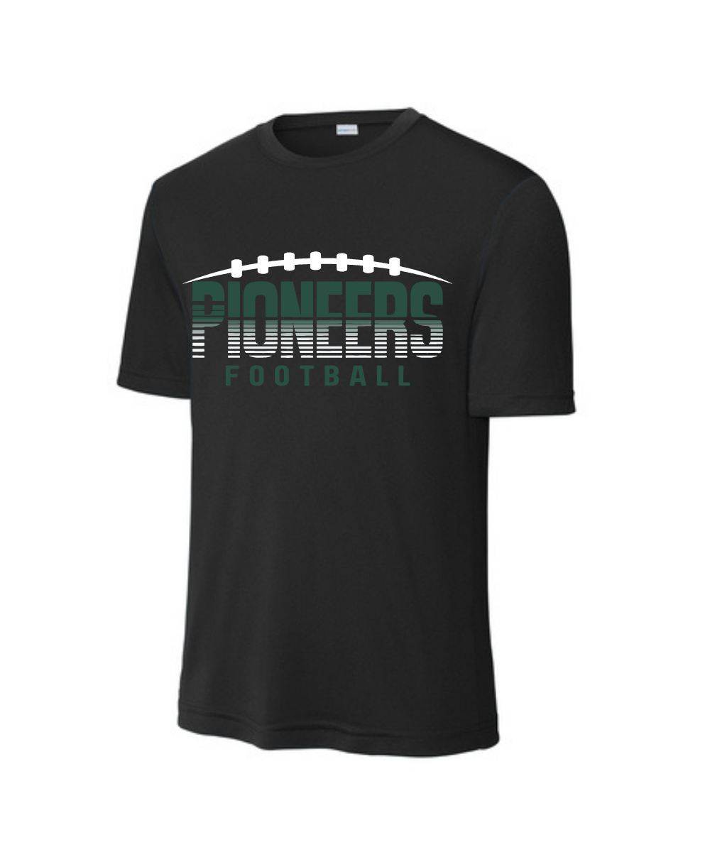 LSA Spiritwear-Striped Gradient Pioneers Football Performance Tee