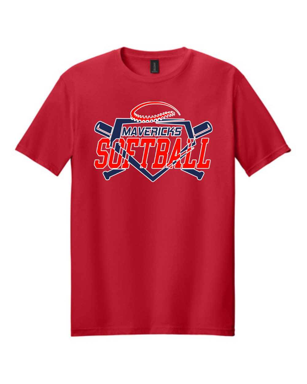 Manvel Softball- Mavericks Softball Cotton Tee