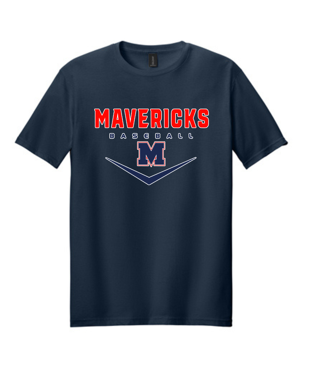 Manvel Baseball- Mavericks Baseball Cotton Tee