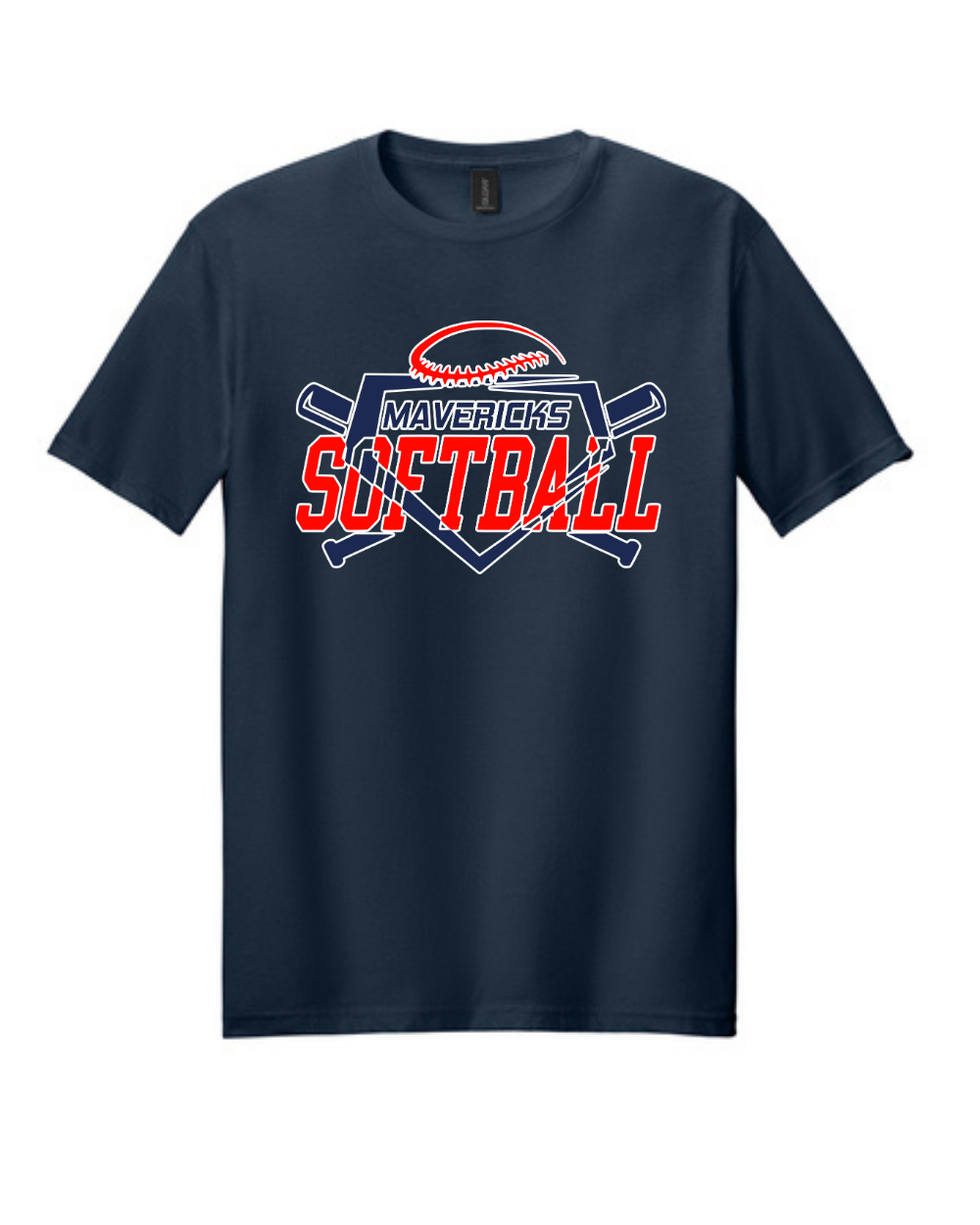 Manvel Softball- Mavericks Softball Cotton Tee