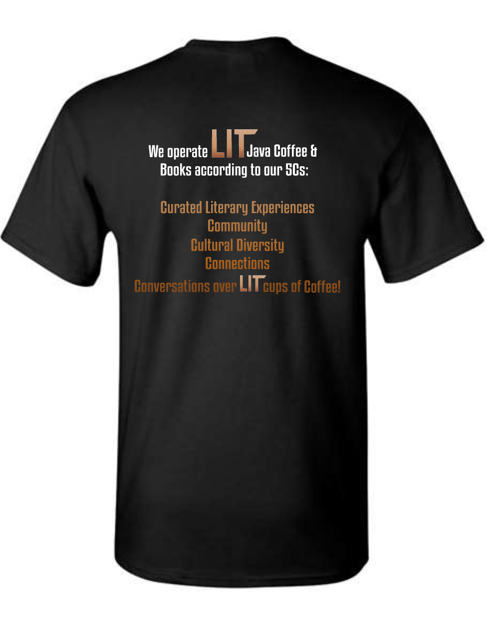 Lit Java - 5C's Logo Tee- Black