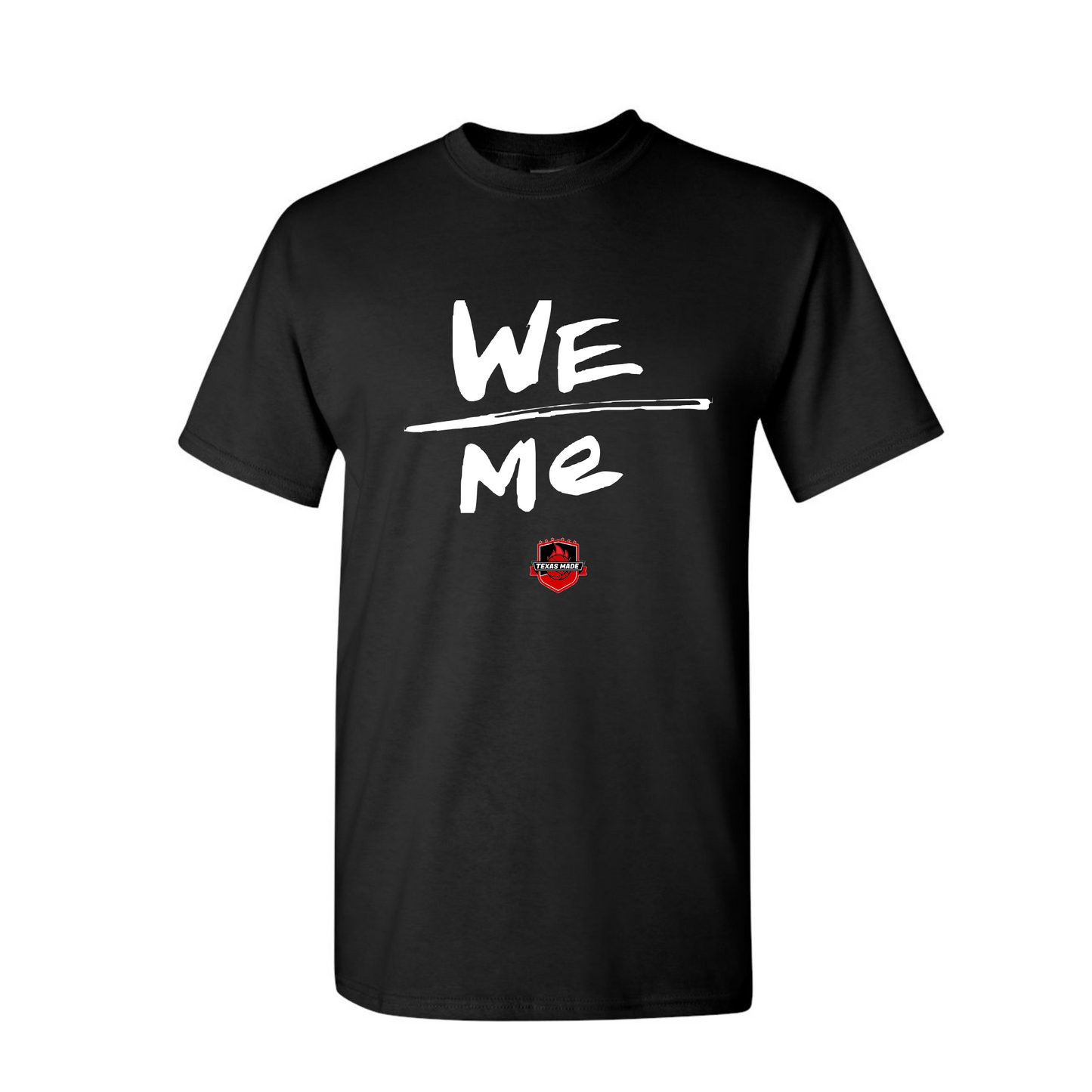 Texas Made - We/Me- Black Cotton Tee