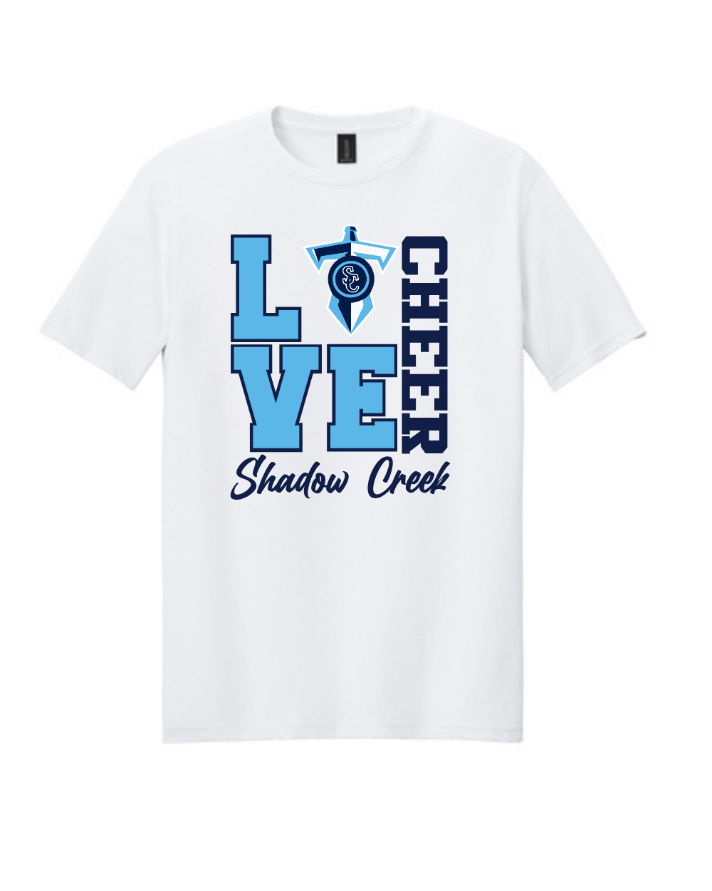 Shadow Creek Titans- Love Cheer Cotton Tee