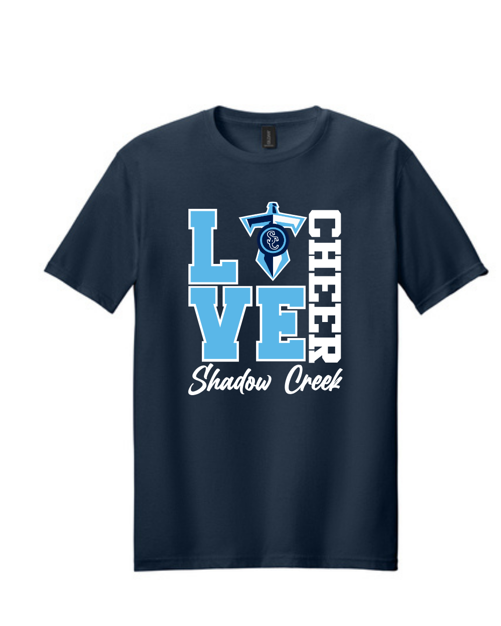 Shadow Creek Titans- Love Cheer Cotton Tee