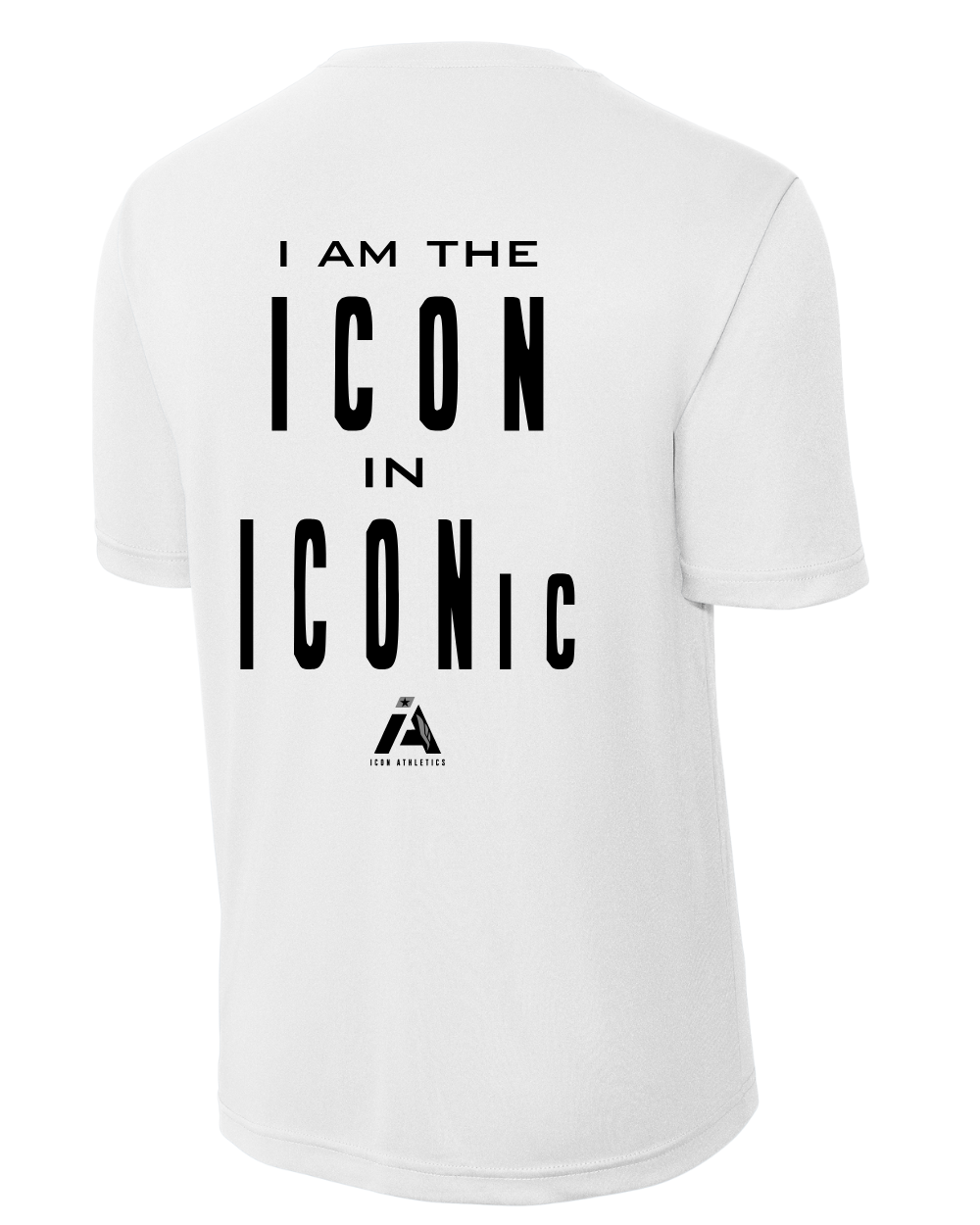 Icon Athletics- Iconic Performance Tee- White