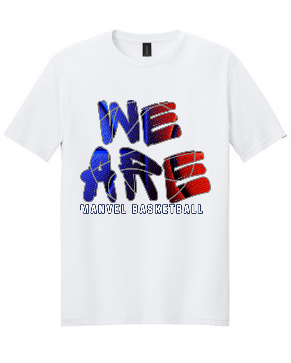 Manvel Basketball- We Are Manvel Basketball Cotton Tee