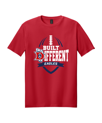 Dawson Football Booster Club- Built Different Cotton Tee