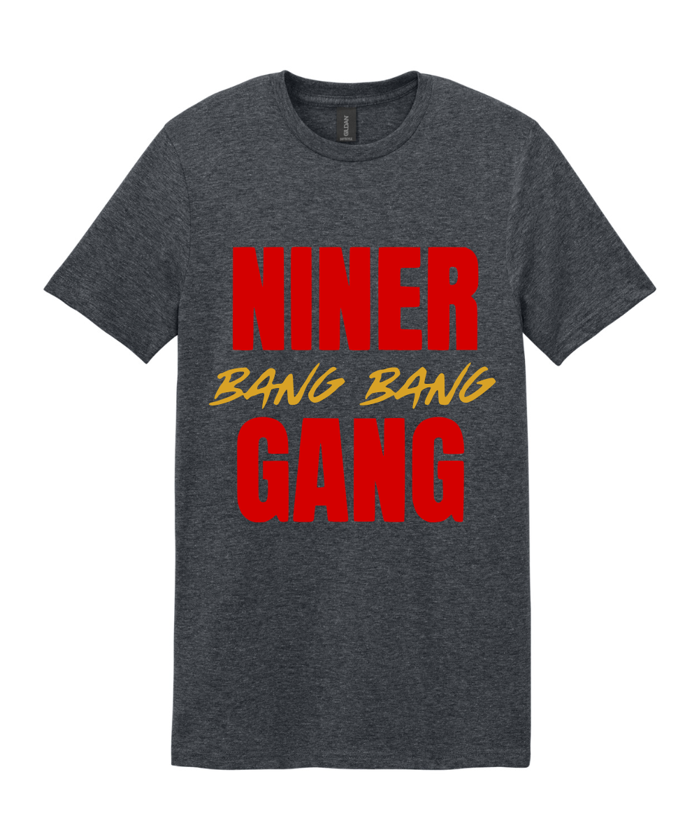 League City 49ers Football & Cheer- Bang Bang Niner Gang Cotton Tee