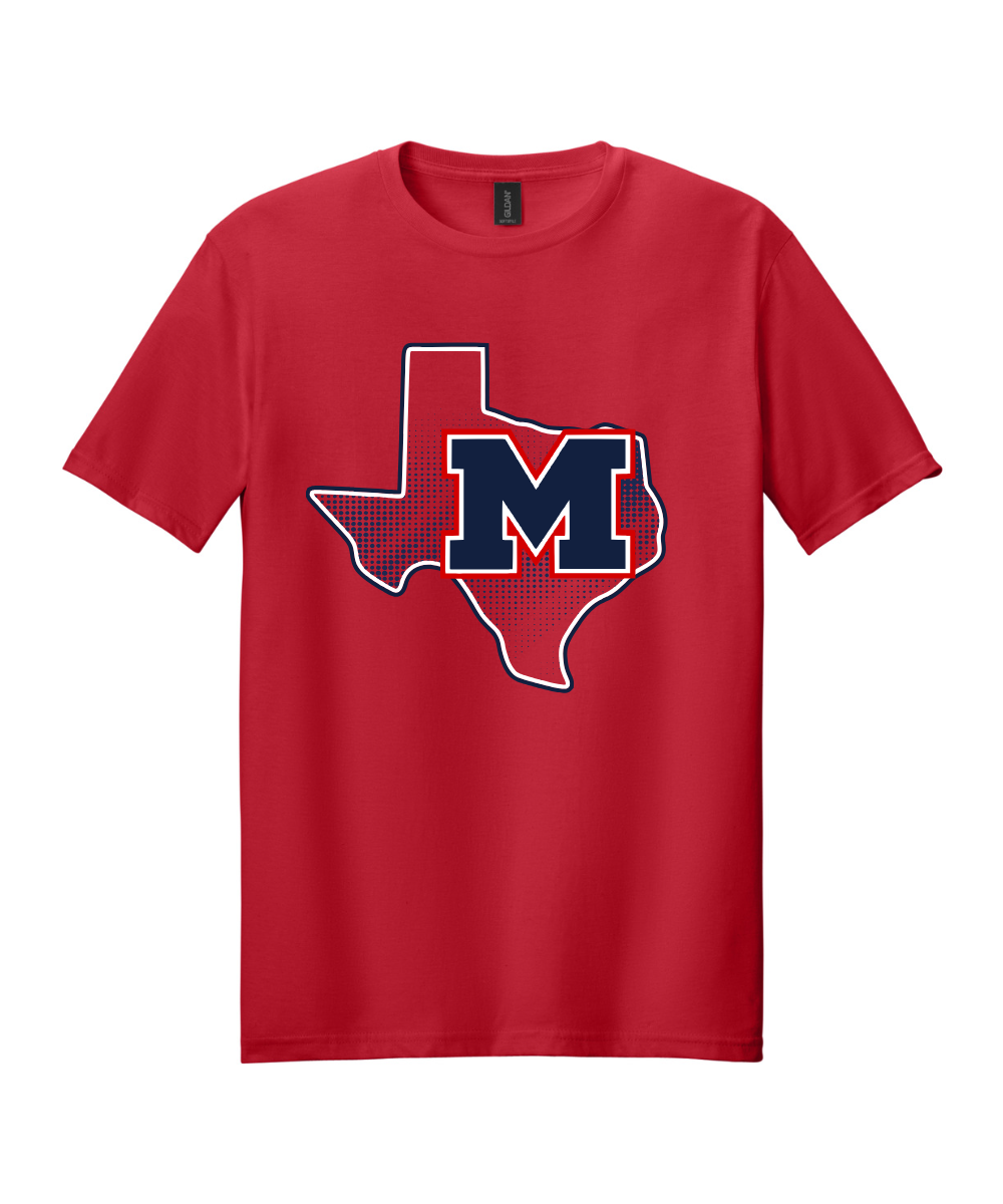 Manvel Football - Manvel TX Cotton Tee