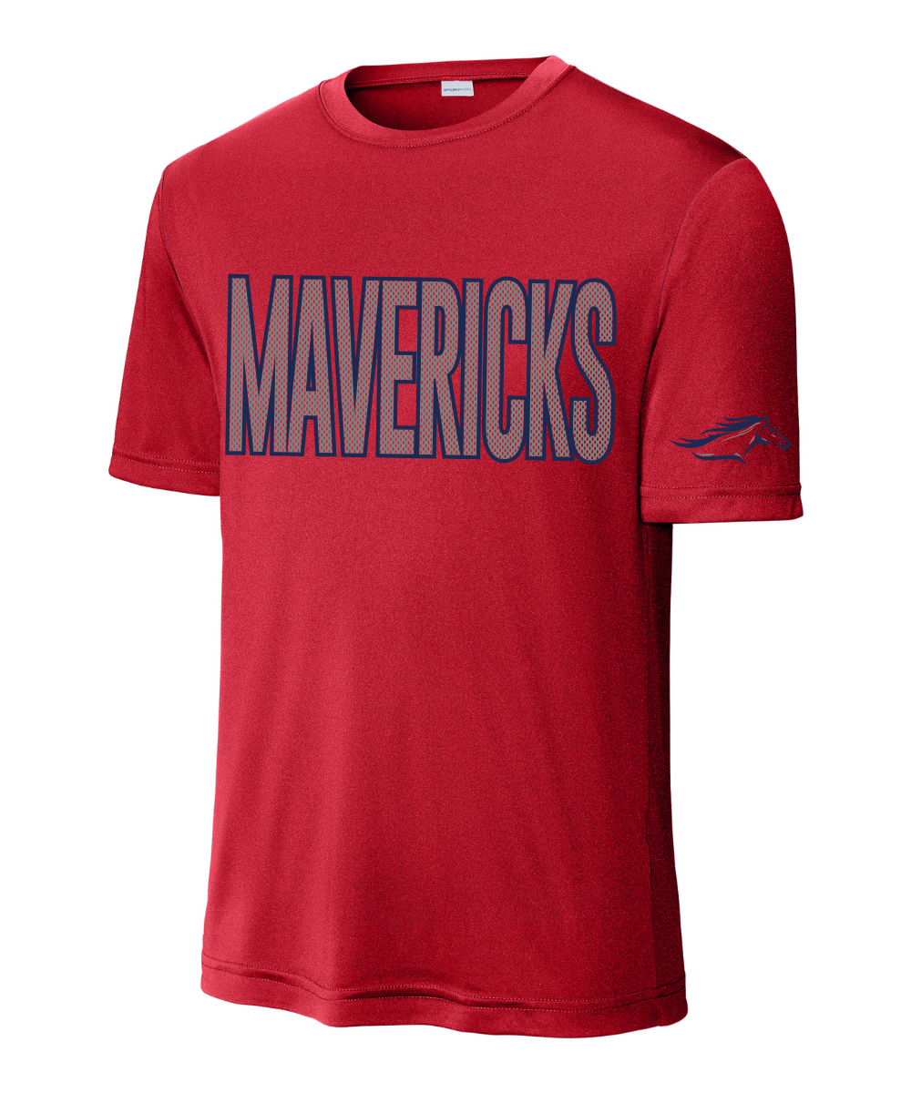 Manvel Tennis - Mavericks Mesh Performance Tee