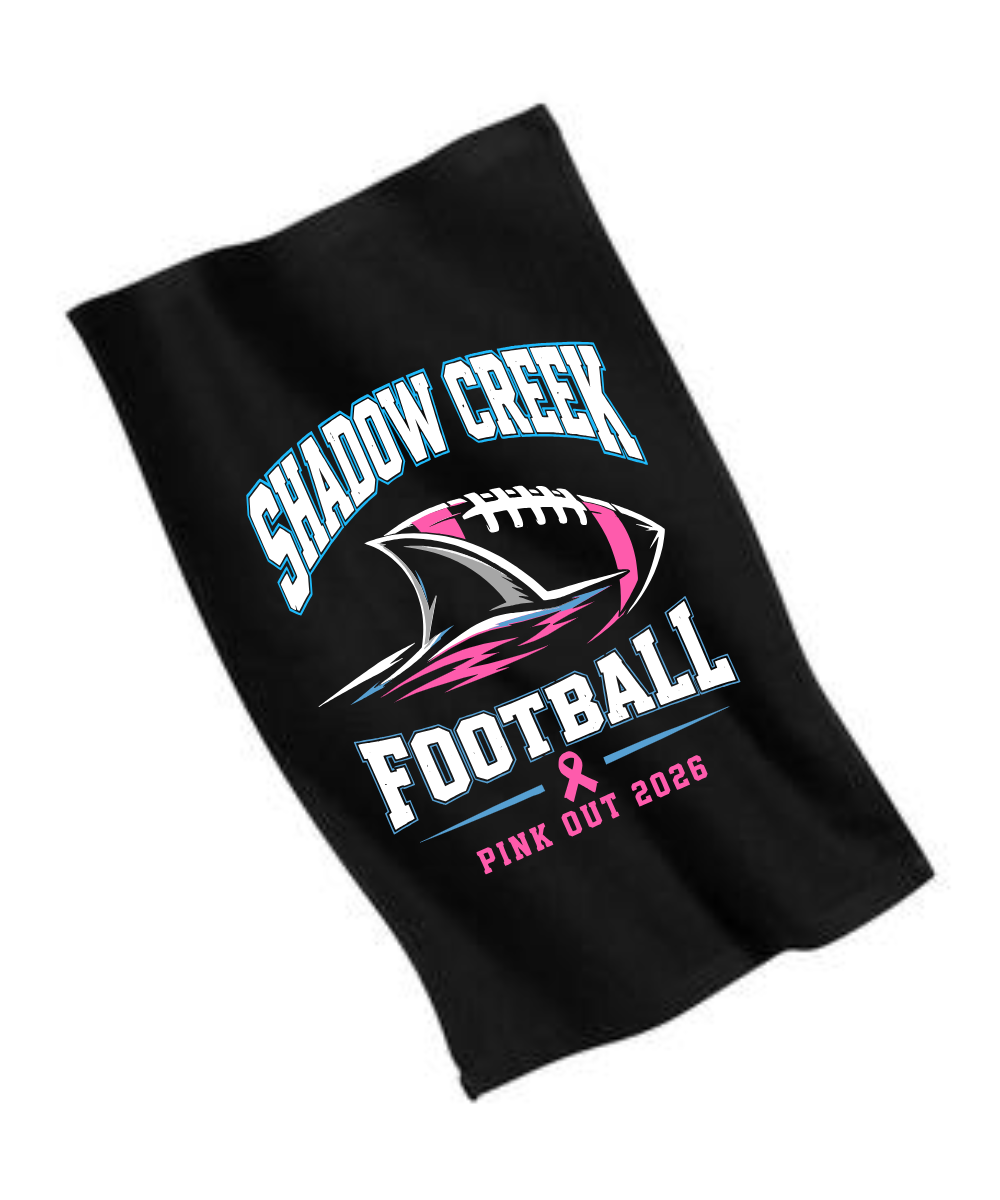 Shadow Creek High School- Pink Out Rally towel