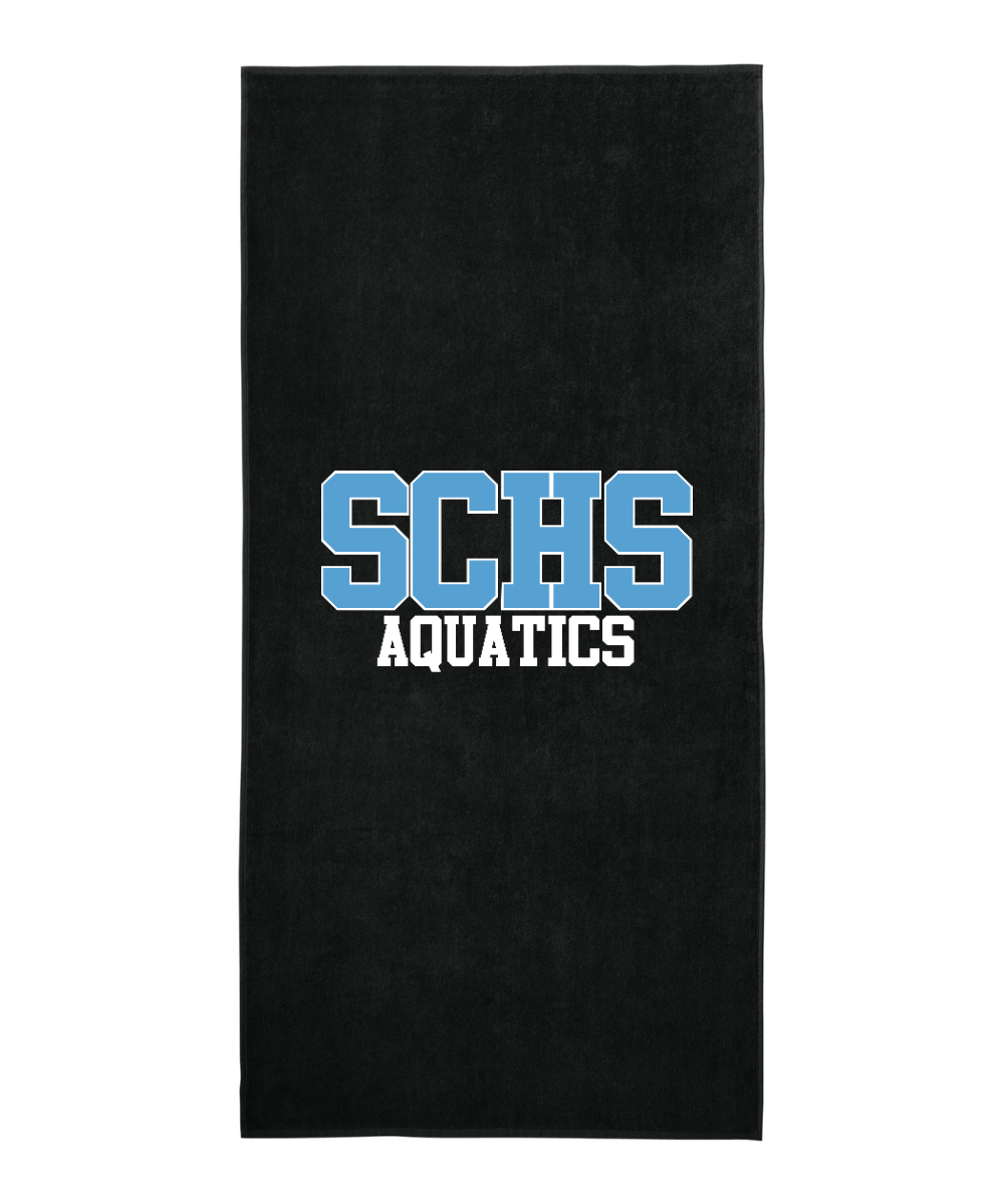 Shadow Creek Aquatics - Oversized Embroidered Beach Towel