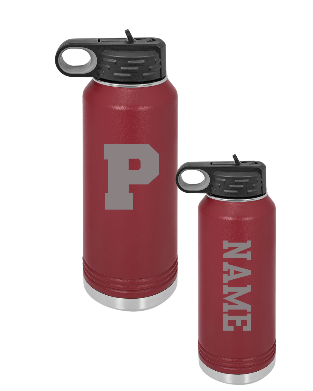 PHS Softball- Oiler Softball Laser Engraved Water Bottle
