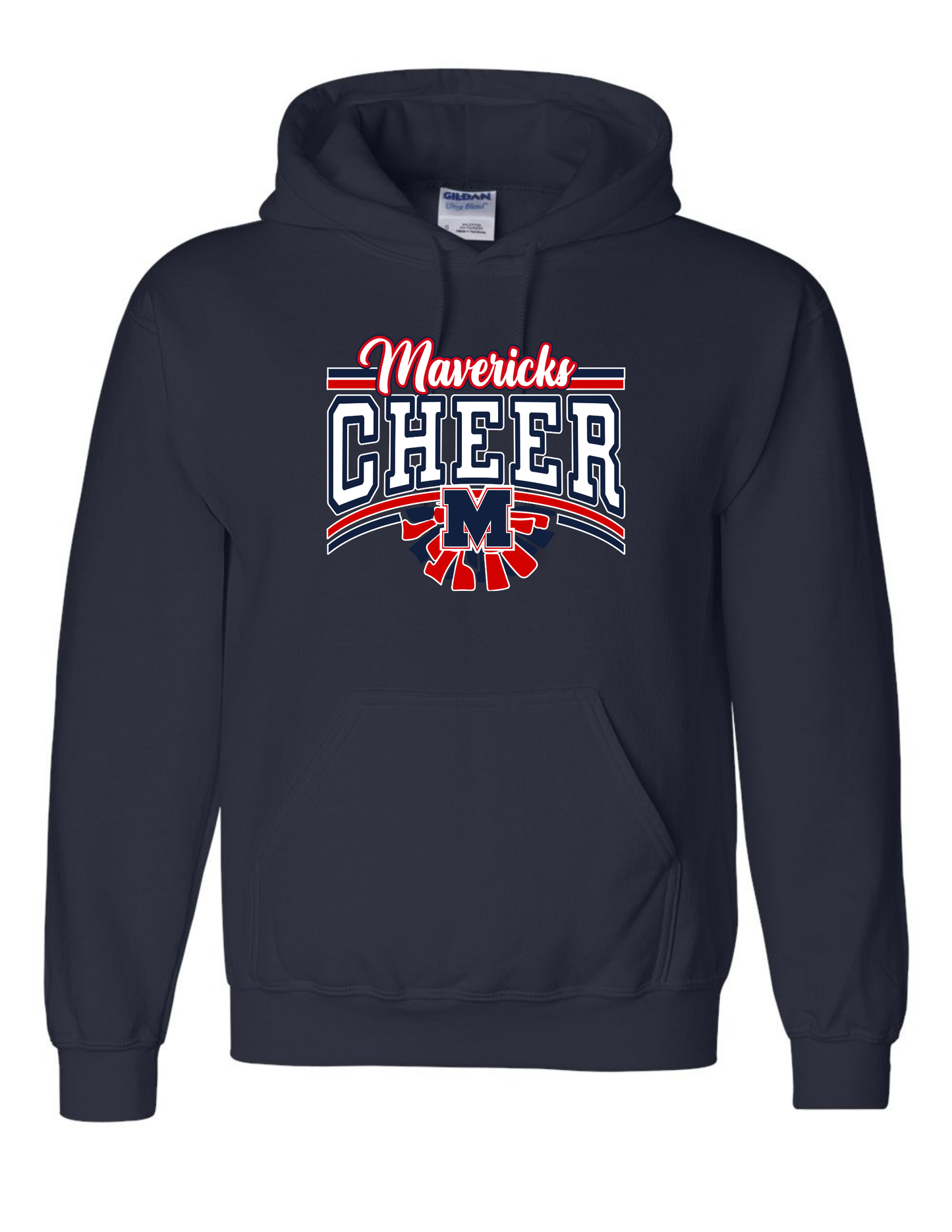 Manvel Cheer - Maverick Cheer Cotton blend Hoodie