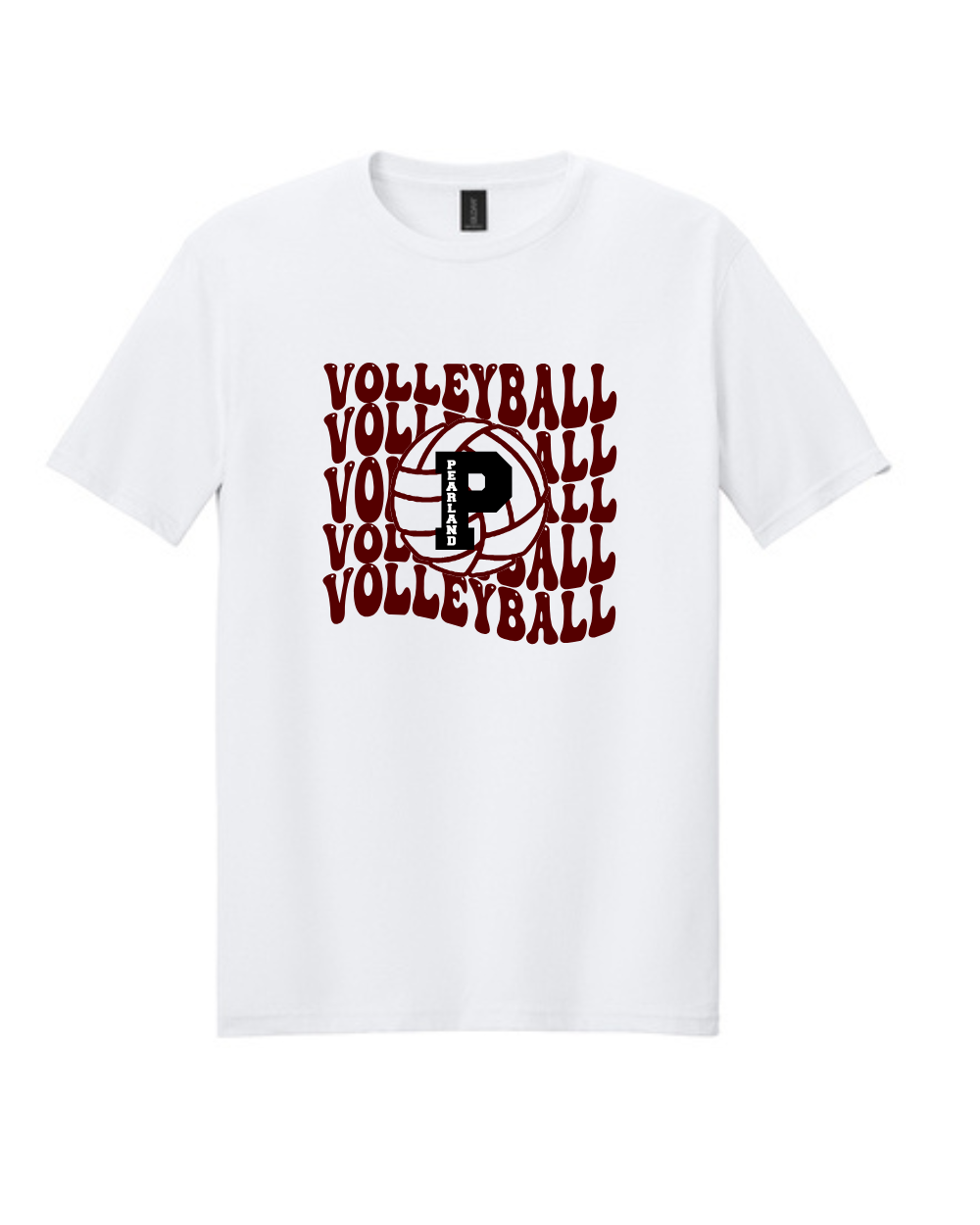 PHS Volleyball- Volleyball Repeat Oilers Cotton Tee-white