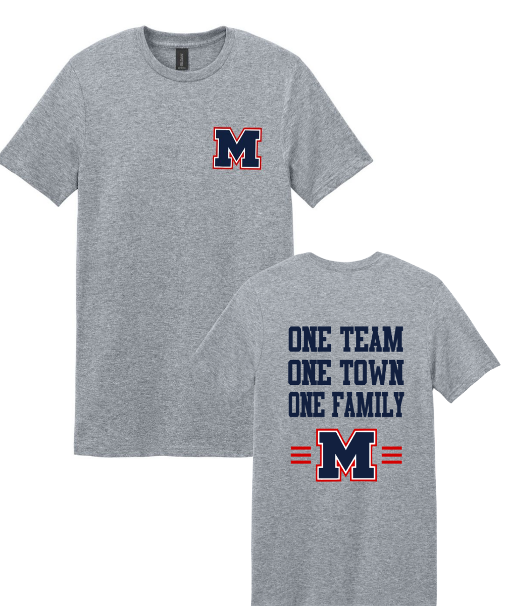 Manvel Volleyball - One Team Cotton Tee