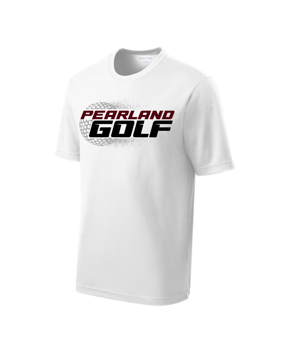 PHS Golf- Pearland Golf Performance Tee- White