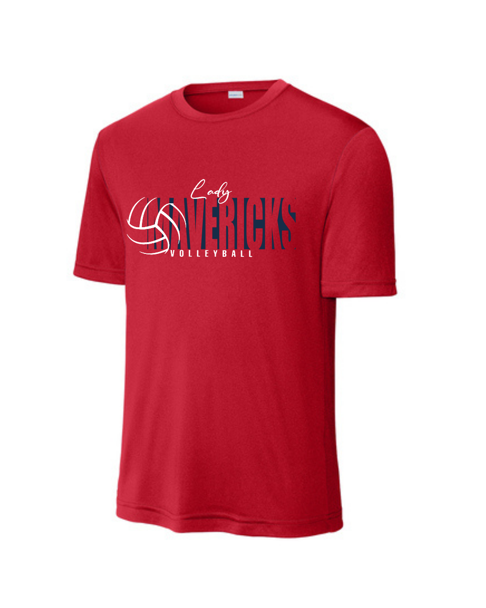 Manvel Volleyball- Lady Mavericks Short Sleeve Performance Tee