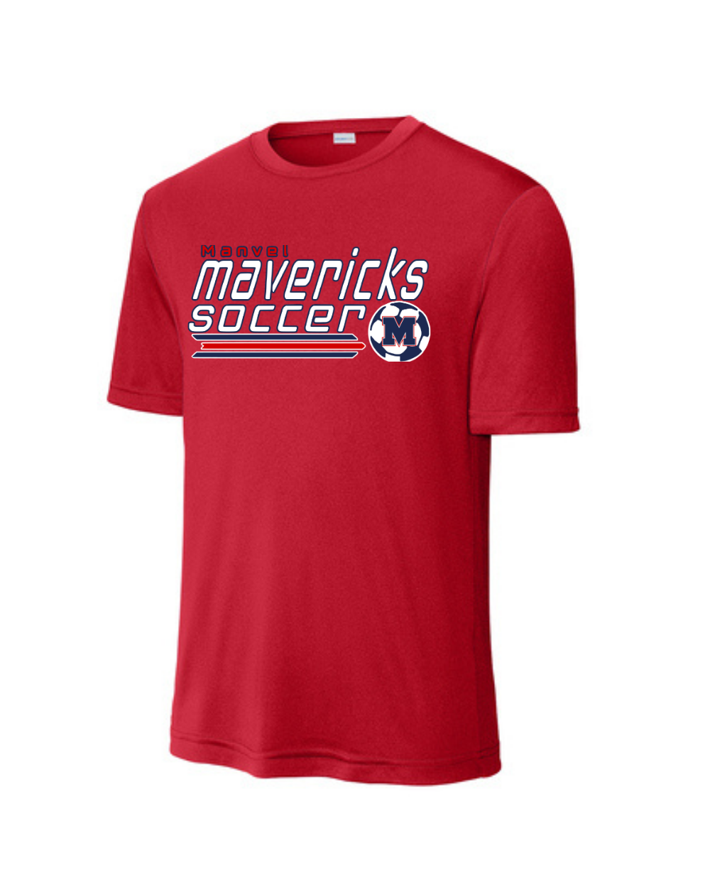 Manvel Soccer- Manvel Soccer Short Sleeve Performance Tee