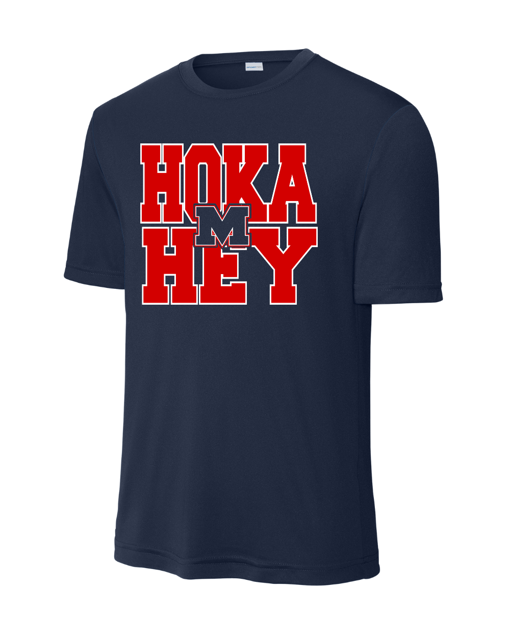 Manvel Football- Hoka Hey Football Short Sleeve Performance Tee
