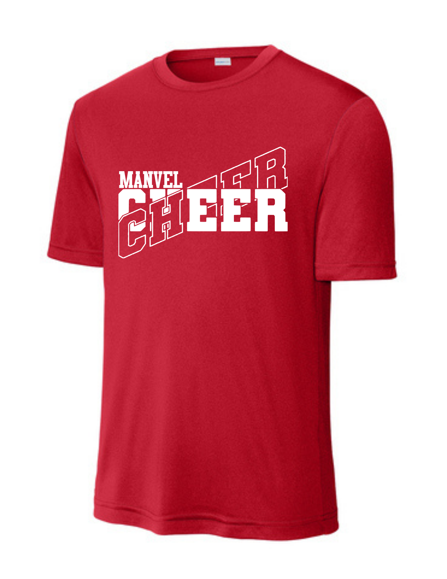 Manvel Cheer - Manvel Cheer Short Sleeve Performance Tee