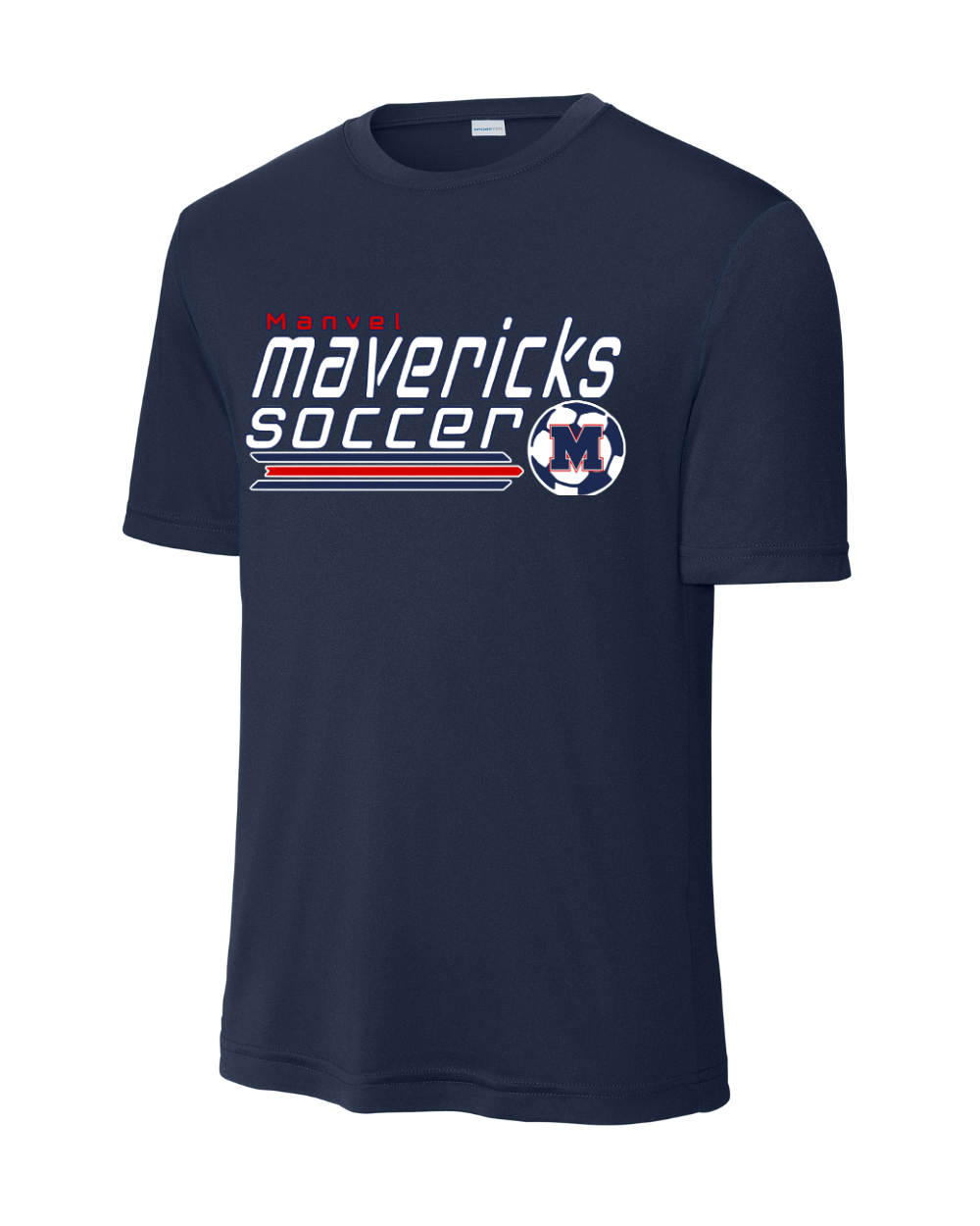 Manvel Soccer- Manvel Soccer Short Sleeve Performance Tee