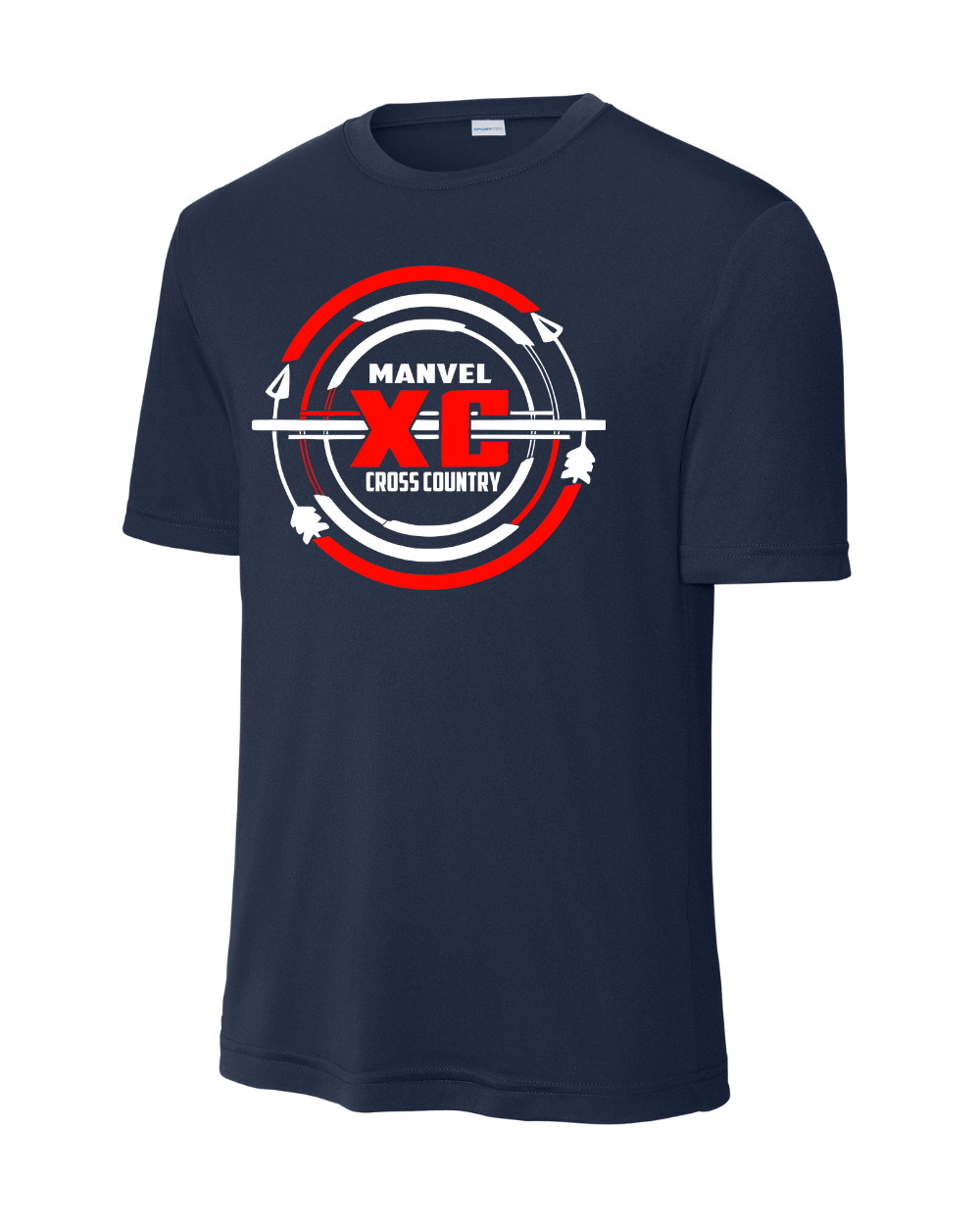 Manvel Cross Country-Manvel Cross Country Short Sleeve Performance Tee