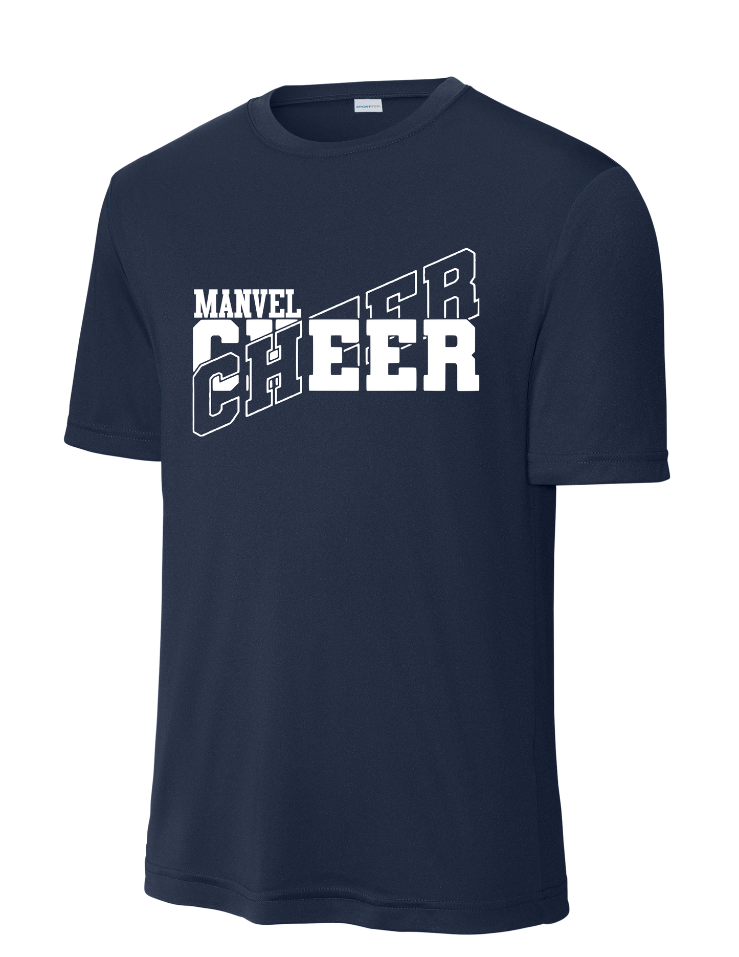 Manvel Cheer - Manvel Cheer Short Sleeve Performance Tee