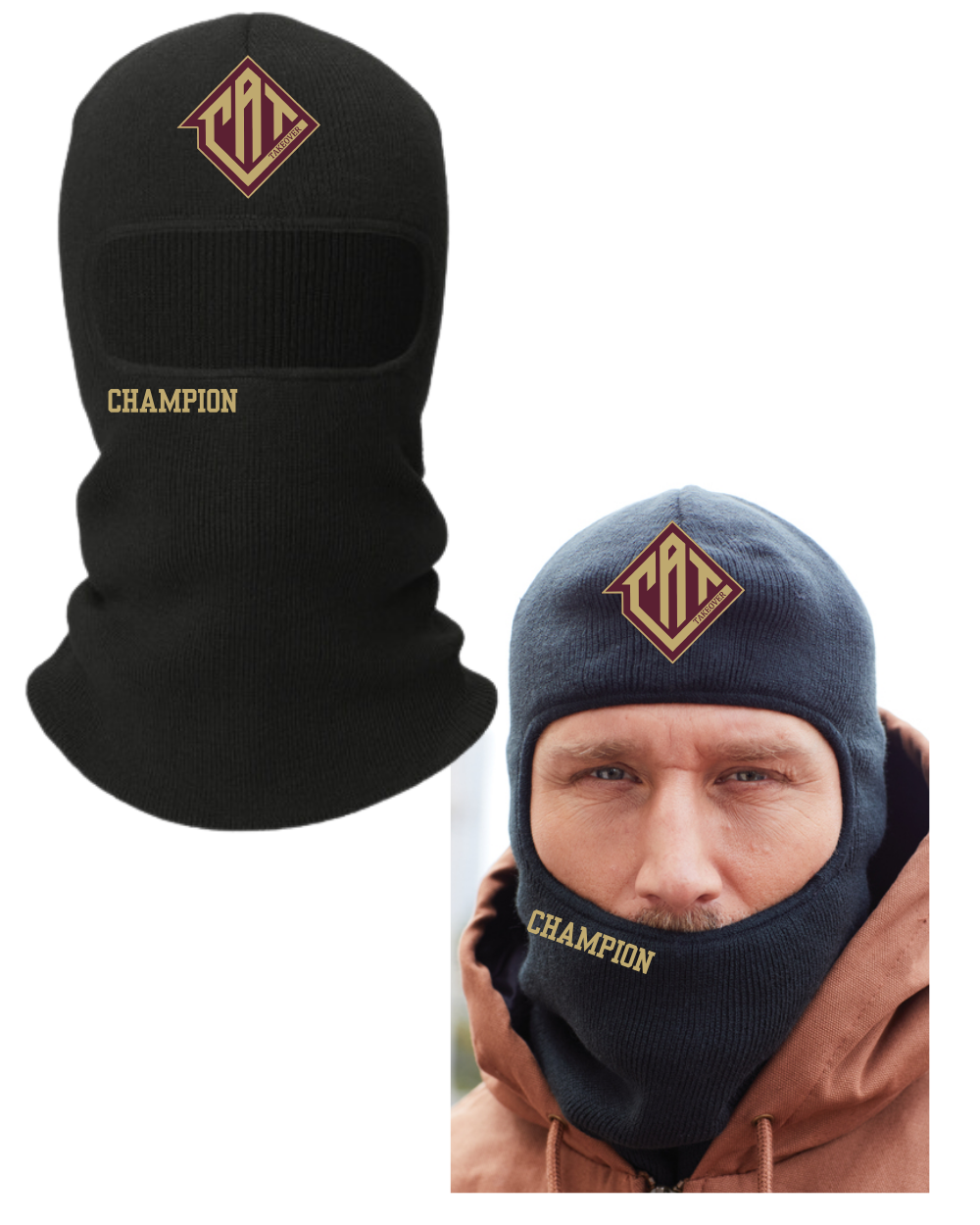 Cat Takeover- Black Face Mask