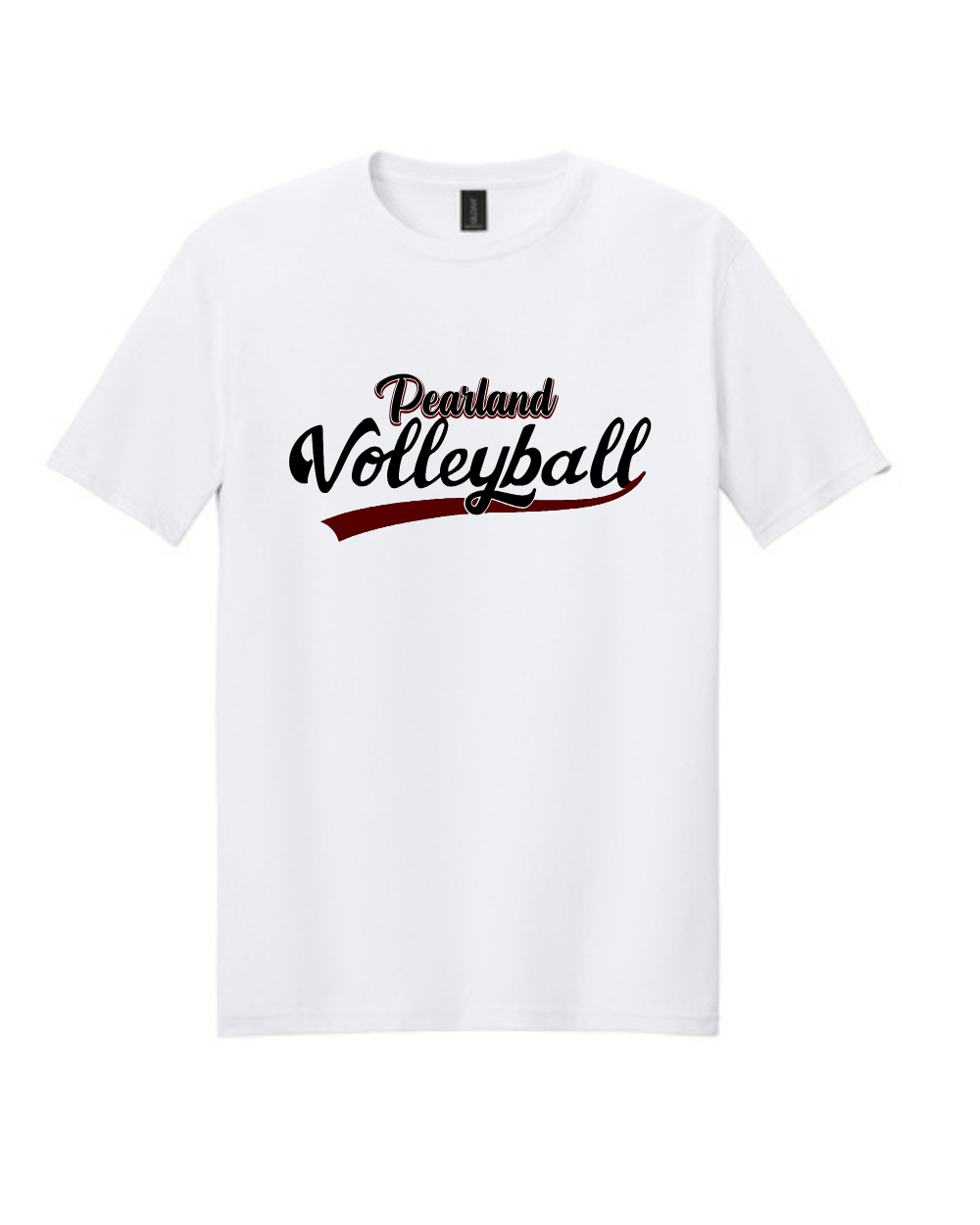 PHS Volleyball-Pearland Volleyball Cotton Tee- White