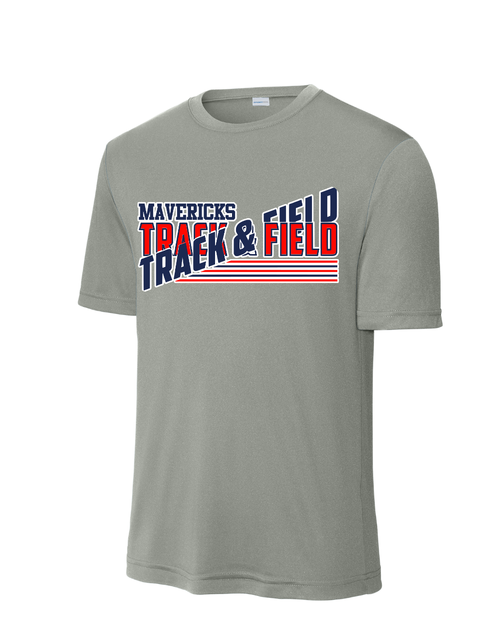 Manvel Track and Field - Maverick Track and Field Short Sleeve Performance Tee