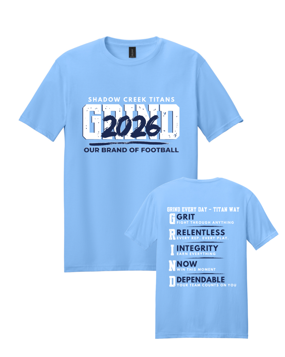 Shadow Creek Titans- Titans Grind 2026 Cotton Tee