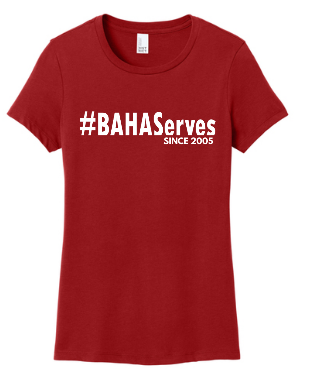 Bay Area Houston Alumnae - BAHA Serves Ladies Cotton Tee