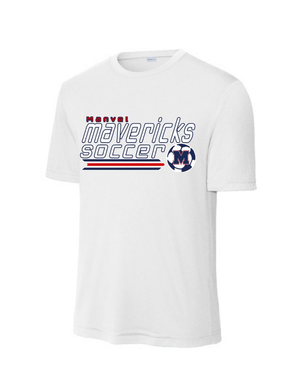 Manvel Soccer- Manvel Soccer Short Sleeve Performance Tee