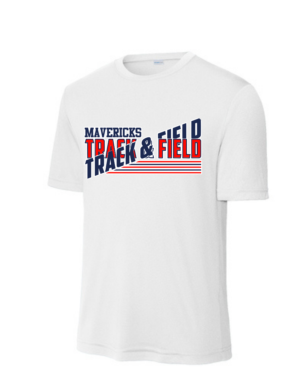 Manvel Track and Field - Maverick Track and Field Short Sleeve Performance Tee