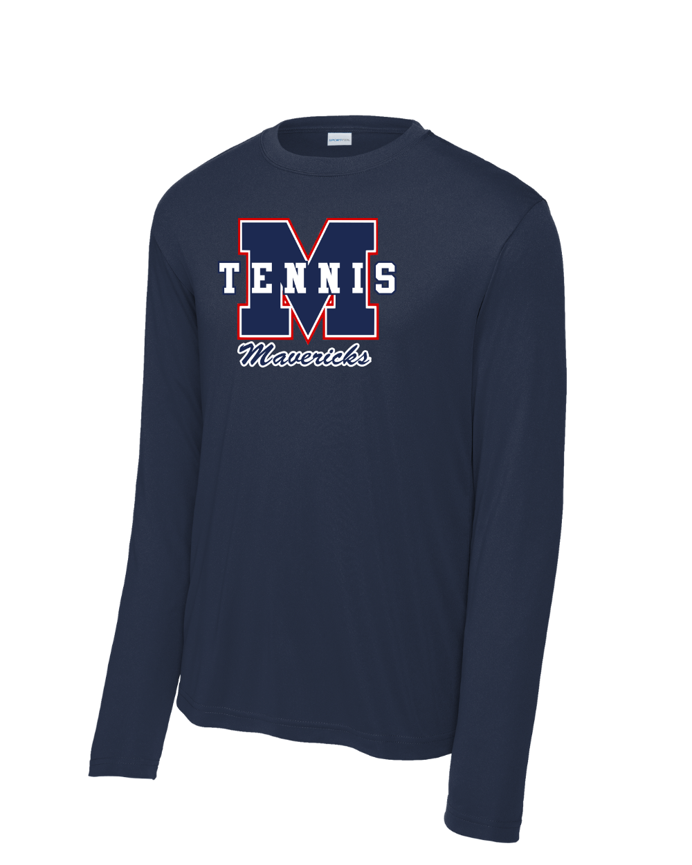 Manvel Tennis - Mavericks Tennis Long Sleeve Performance Tee