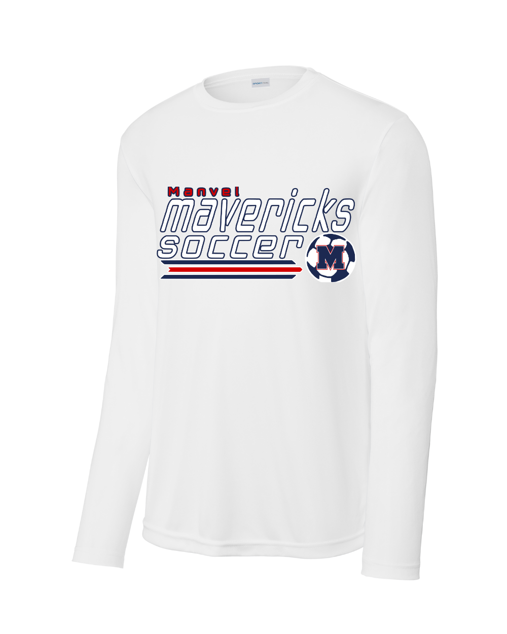 Manvel Soccer- Manvel Soccer Long Sleeve Performance Tee