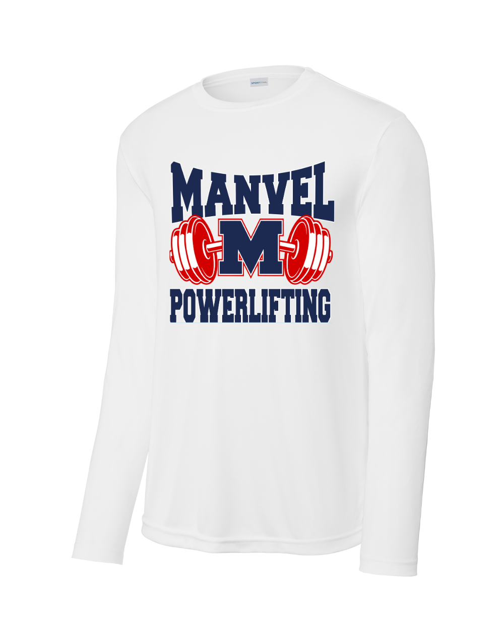 Manvel Powerlifting - Manvel Powerlifting Long Sleeve Performance Tee